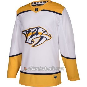 Män Ishockey Nashville Predators Tröja Blank Adidas Vit Authentic